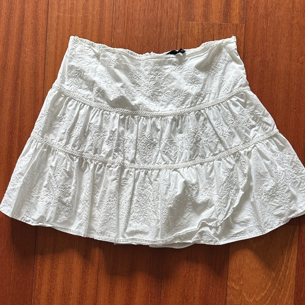 Zara white skirt XL